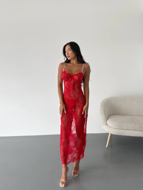 FLOWERS RED GECELİK